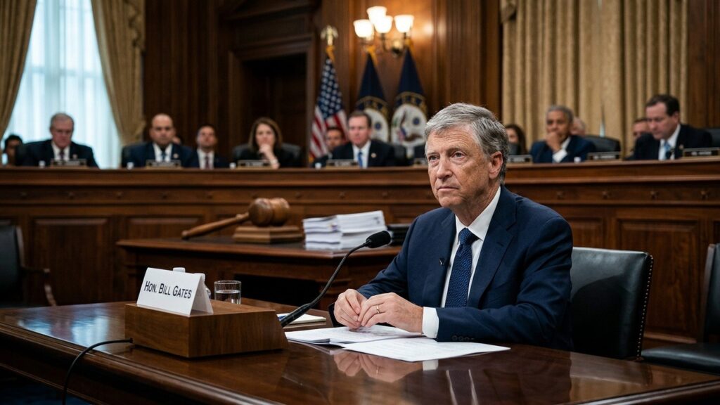 Bill Gates Regrette Ses Liens Avec Epstein Au Congrès