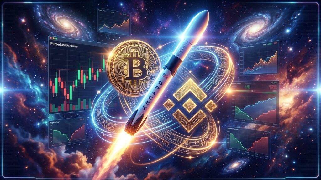 Binance Propulse SpaceX Perpetuels Juste Derrière Bitcoin