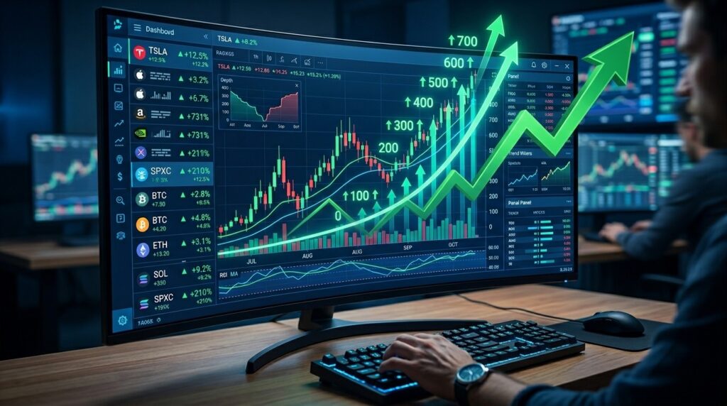 BingX : Volume Actions TradFi Explose de 700% en Cinq Jours