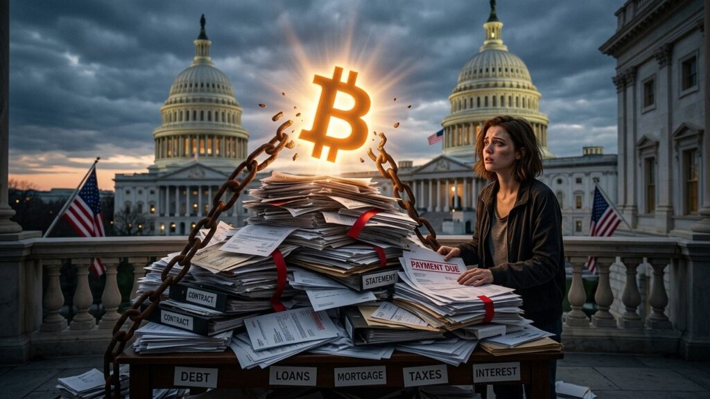 Bitcoin Corrige l’InjusticeGenerating the blog article in French pour Jeunes Américains : Lummis et Dette US