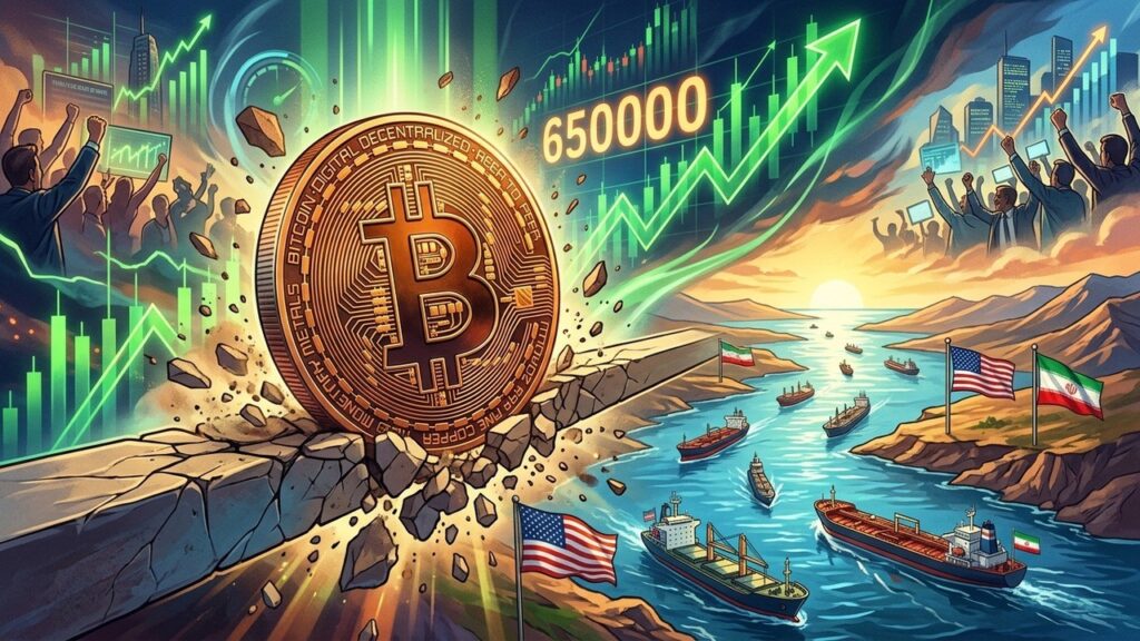 Bitcoin Surpasse 65K Après l’Accord de Paix US-Iran
