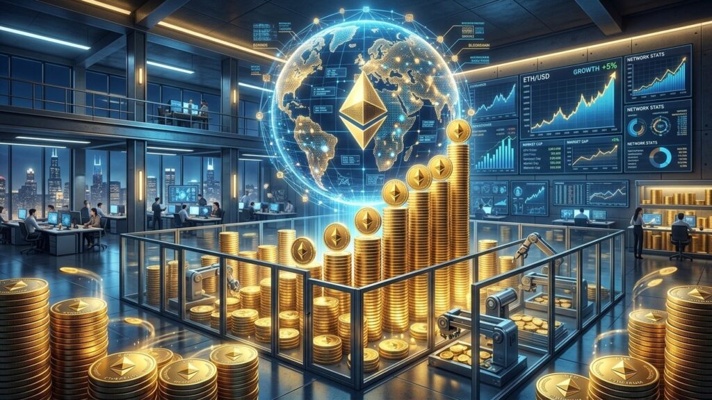 Bitmine Proche du But 5% EthereumStructuring the French blog article avec 5,54 Millions ETH