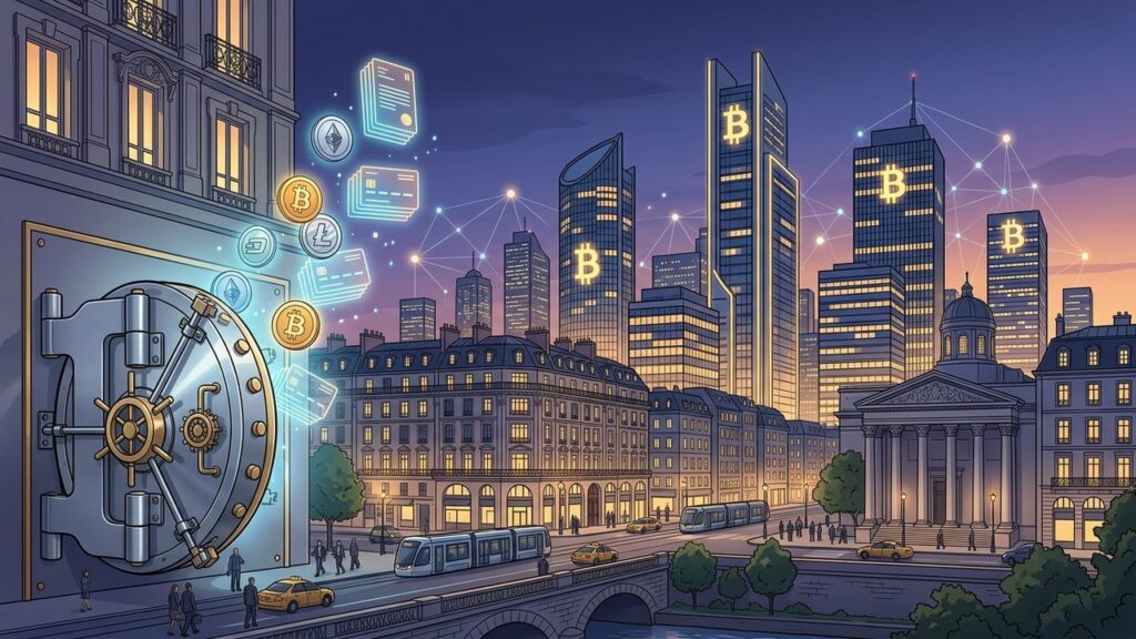 Capital B DéWriting the French blog articlevoile Crédit Bitcoin pour Investisseurs Européens
