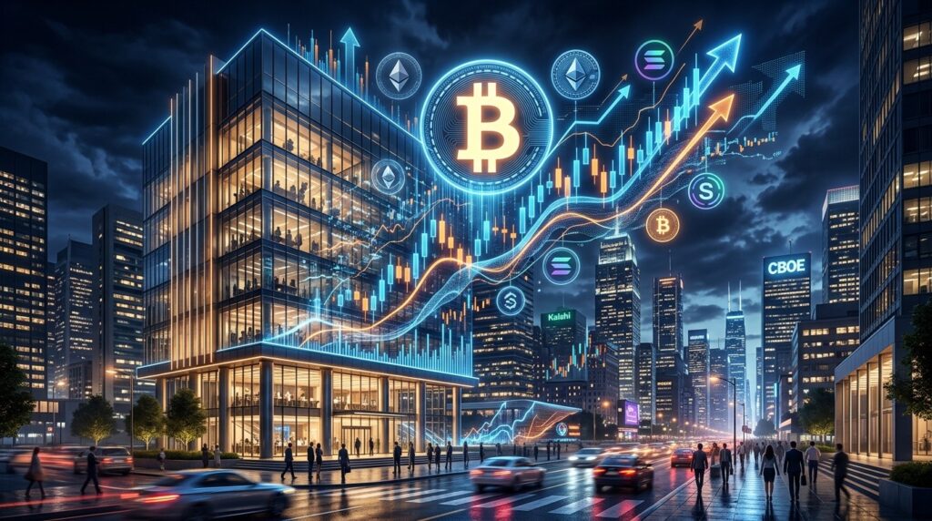 CBOE Explore Contrats Perpetuels Crypto Devant Kalshi