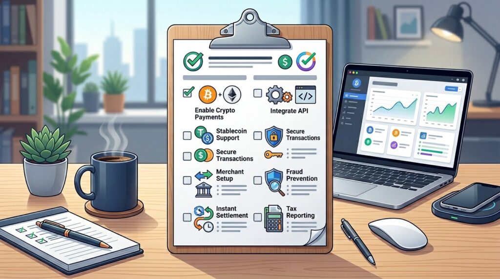 Checklist Essentielle Pour Choisir Un Fournisseur Paiements Crypto