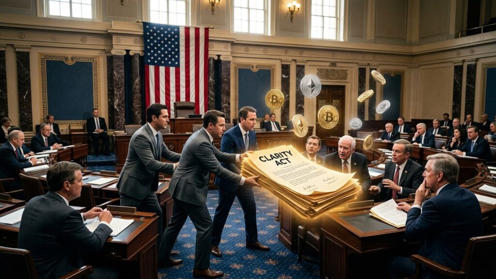 CLARITY Act : Lobby Crypto Intensifie Pression sur Sénat US