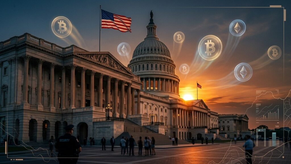 Congrès US Vote 70 Milliards Immigration : Impacts Crypto Trump