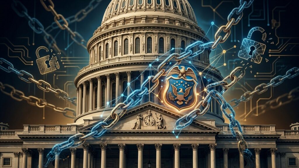 Congrès USDrafting the French blog article Propose Task Force DOJ Contre Vols Crypto