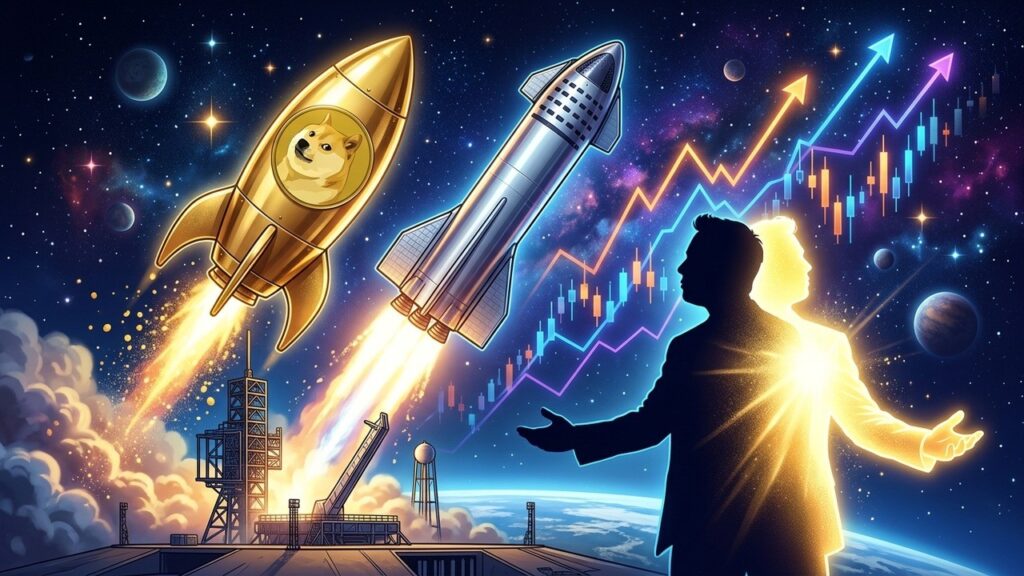 Dogecoin S’Envole Après l’IPO de SpaceX Couronnant Musk Trillionnaire