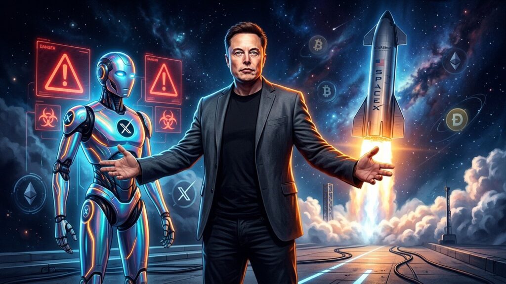 Elon Musk Affronte Plaintes Sécurité Grok Avant IPO SpaceX