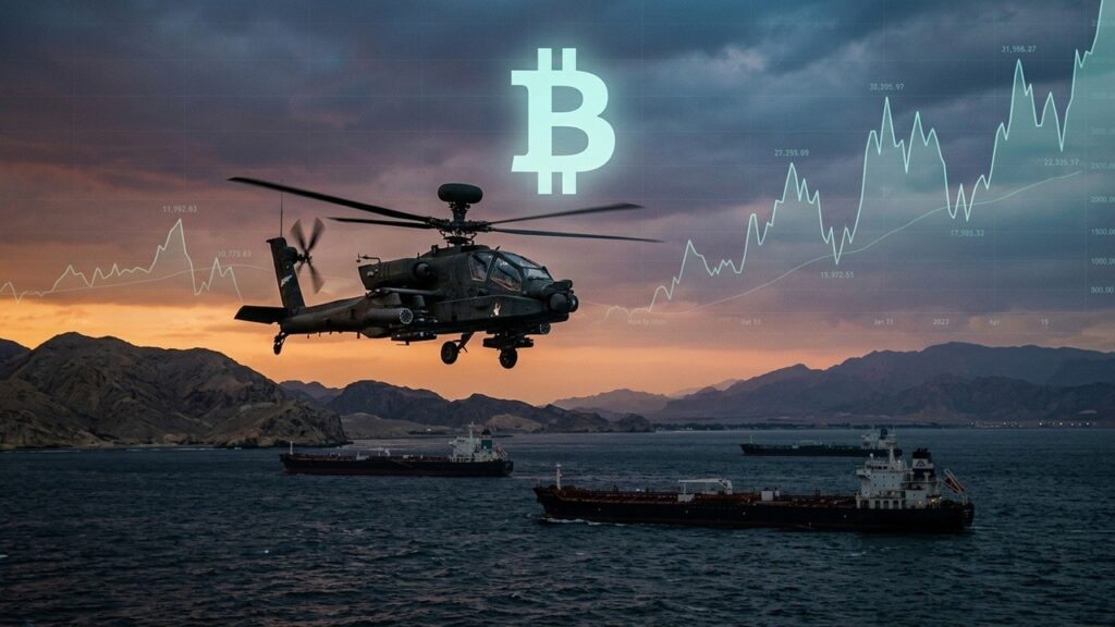 Hélicoptère Apache Abattu à Ormuz : Bitcoin à 61 000 $