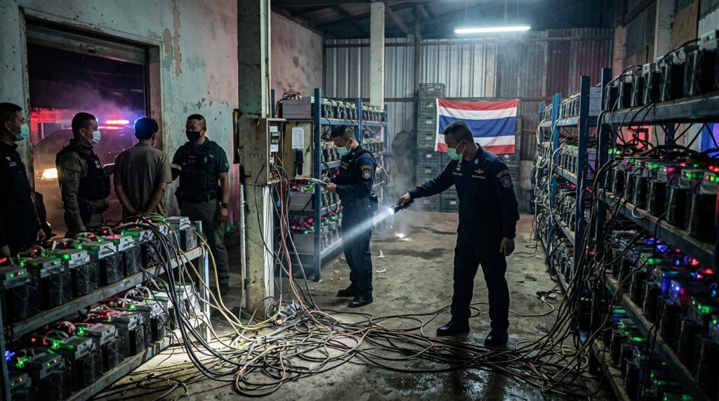 La Thaïlande Intensifie Sa Lutte Contre Le Minage Illégal De Cryptomonnaies