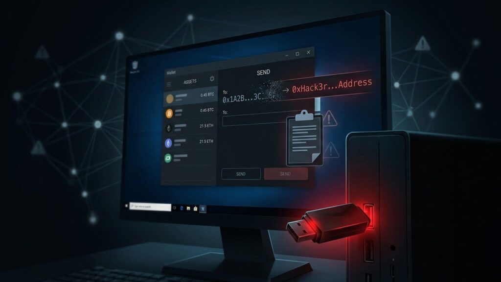 Malware Windows : Copier-Coller Détourne Vos Transactions Crypto