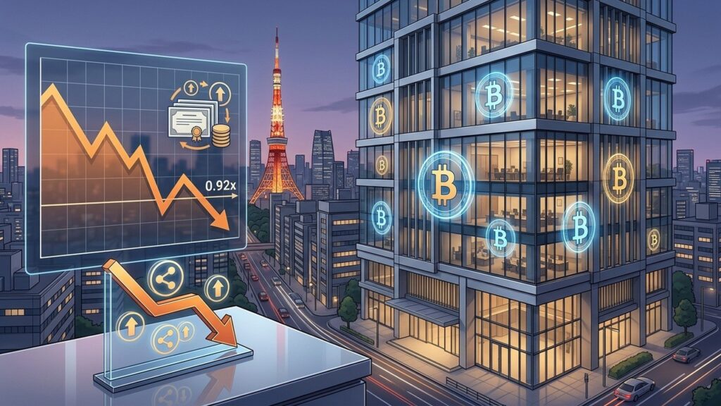 Metaplanet Envisage Rachat Actions Après Baisse MNAV À 0.92x