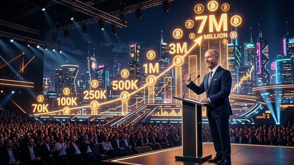 Michael Saylor Prédit Bitcoin De 70 000 À 7 Millions De Dollars
