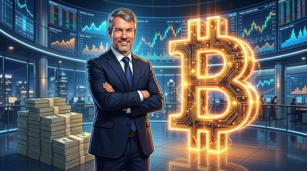 Michael Saylor Renforce Bitcoin Mais Priorise La Liquidité
