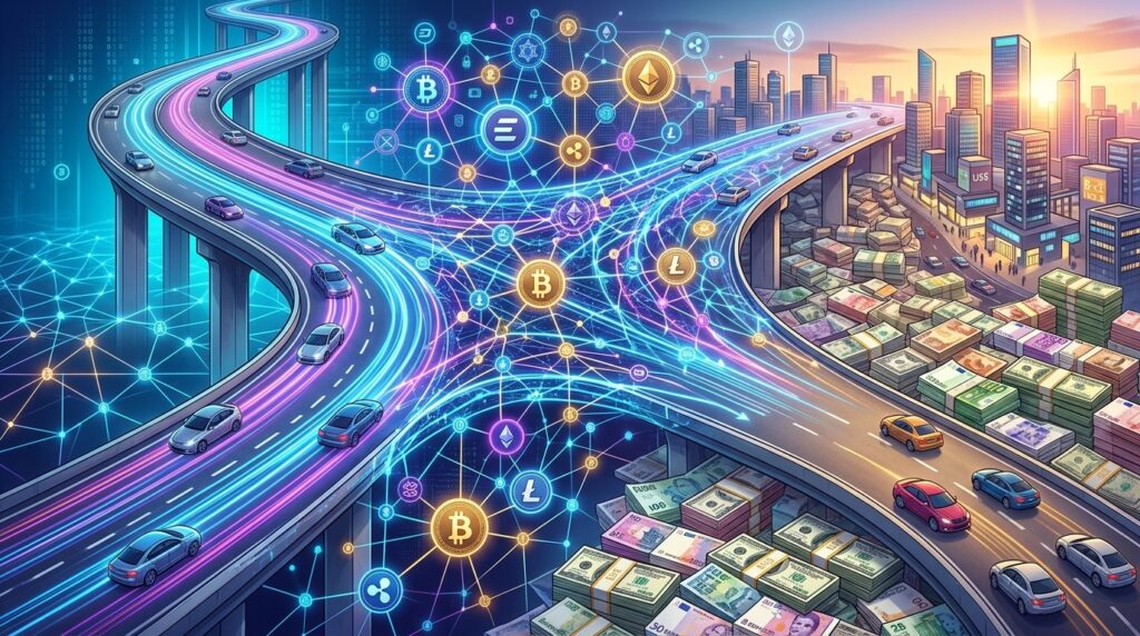 On-Ramps et Off-Ramps Crypto : Guide Complet 2026