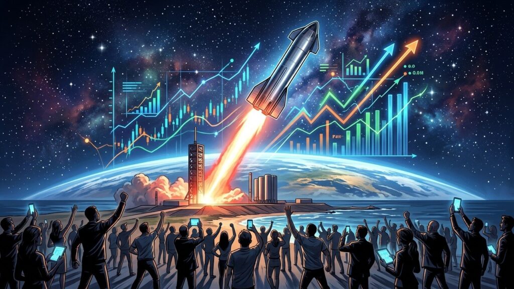 Oppenheimer Soutient SpaceX : Frénésie Retail de 70 Milliards