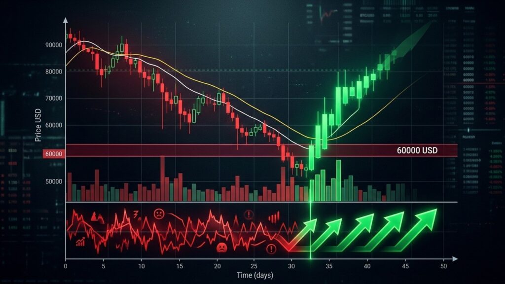 Rebond Bitcoin Imminent : Sentiment au Plus Bas ?