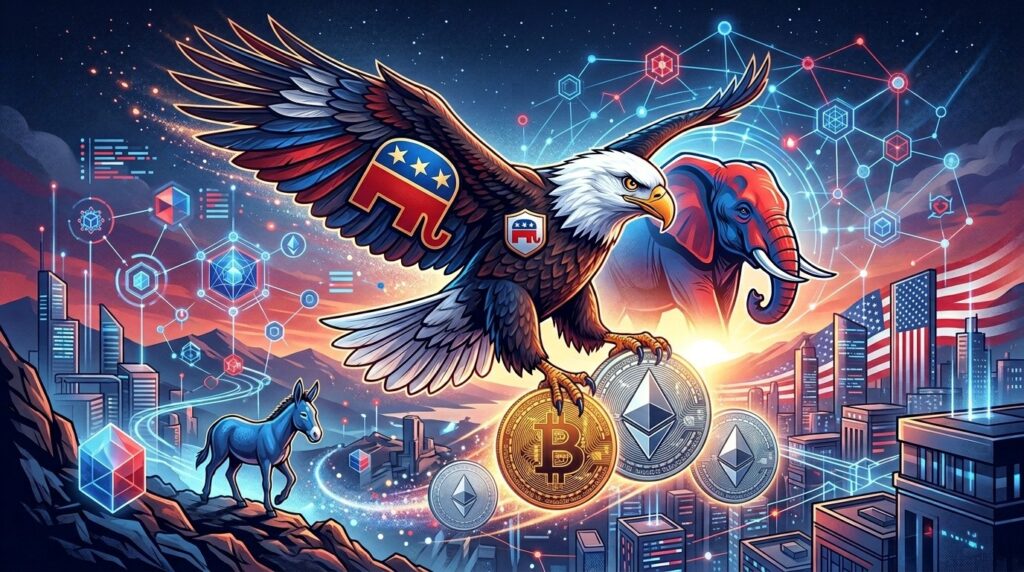 Républicains Dépassent Démocrates en Détention de Cryptomonnaies aux États-Unis