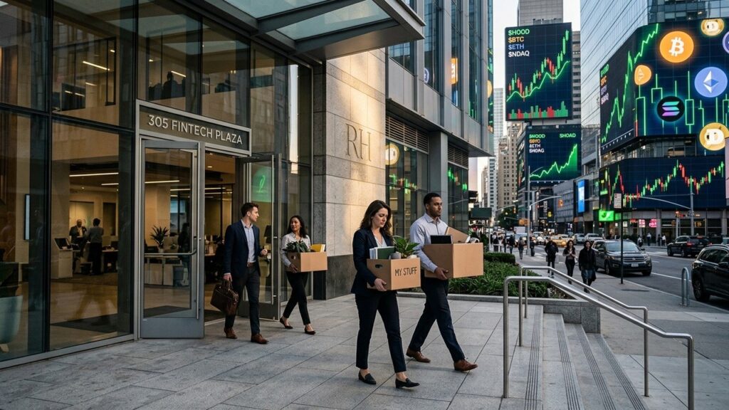 Robinhood Supprime 290 Emplois dans une Restructuration Majeure