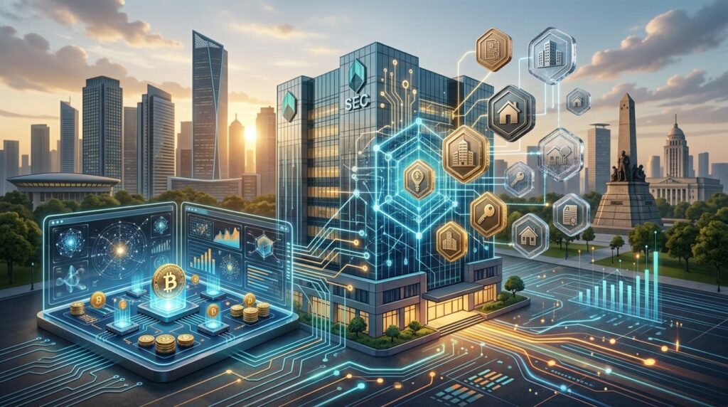 SEC Philippine Soutient Tokenisation Actifs Réels Sandbox