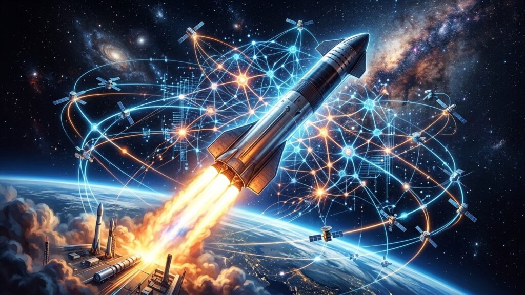 SpaceX IA Surpasse Espace Goldman Sachs 2030