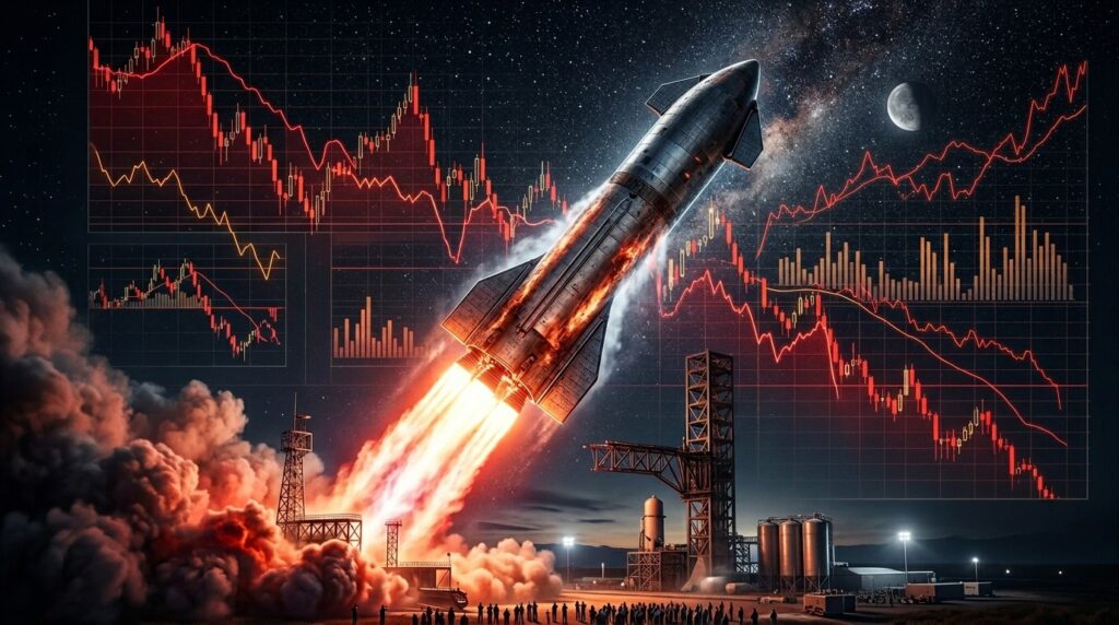 SpaceX : Les Analystes Refusent un Objectif de Cours et Font Chuter l’Action
