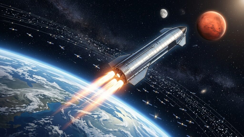 SpaceX Prépare NouvelleDrafting the SpaceX blog article Levée Record Après IPO Historique