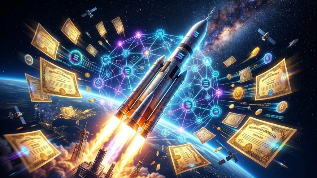 SpaceX Propulse Solana : Record Historique de 188 Millions Dollars Actions Tokenisées