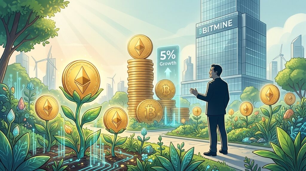 Tom Lee Annonce Printemps Crypto : Bitmine Vise 5% d’Ethereum
