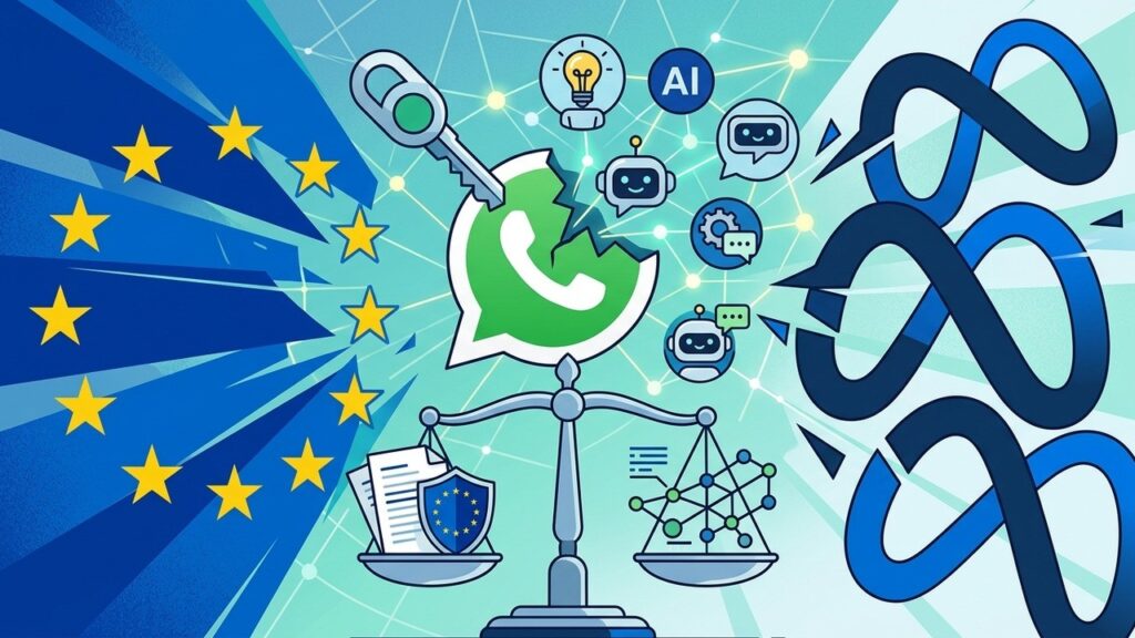 UE Ordonne à Meta de Restaurer WhatsApp pour IA Rivales