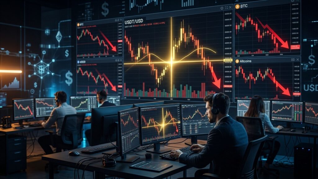 USDT Golden Cross : Vers Une Nouvelle Baisse Du Marché Crypto ?
