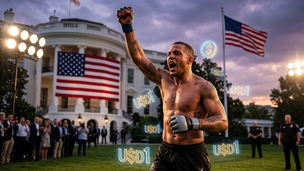World Liberty Sponsorise UFC Avec Bonus USD1 Stablecoin