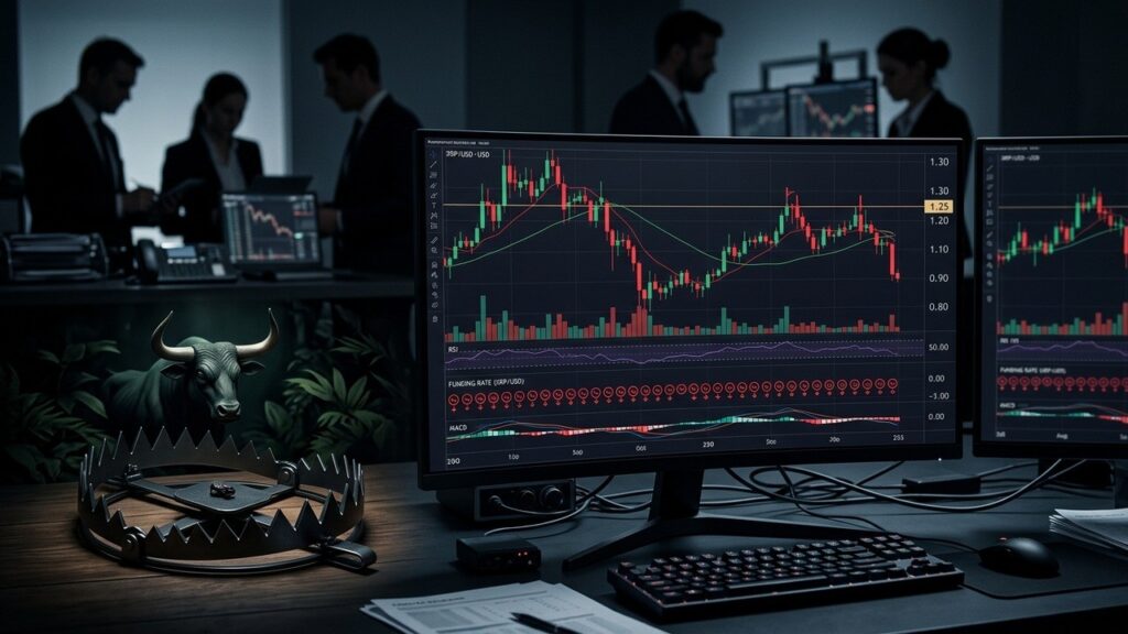 XRP : Taux De Financement Extrêmement Bas, Un Piège À Ours Se Prépare ?