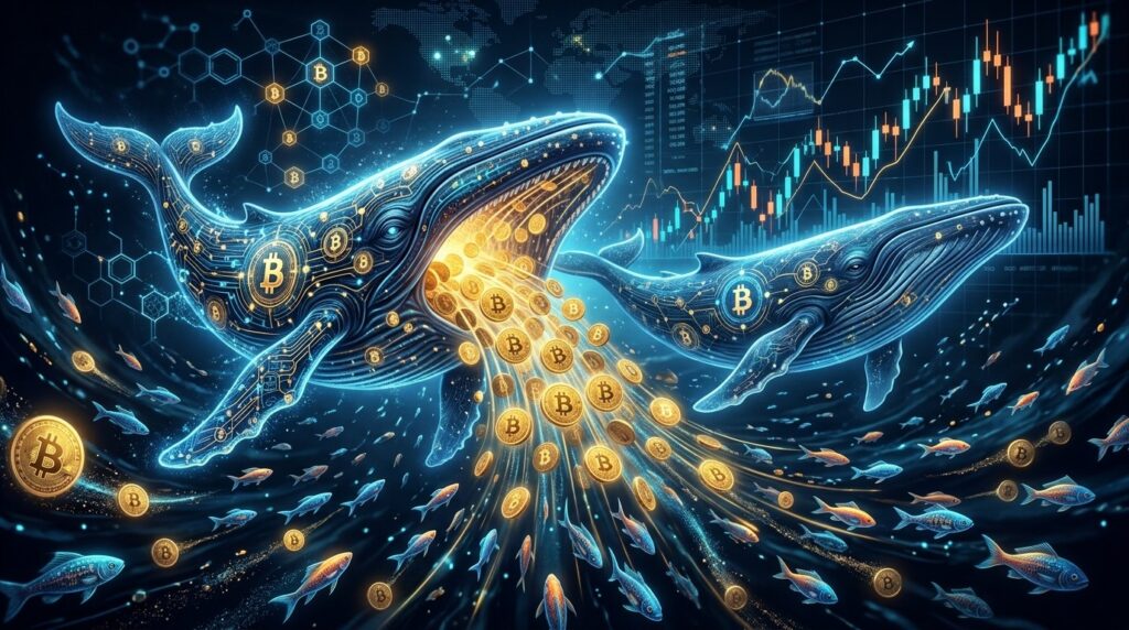 375 000 BTC Absorbés : Baleines vs Retail