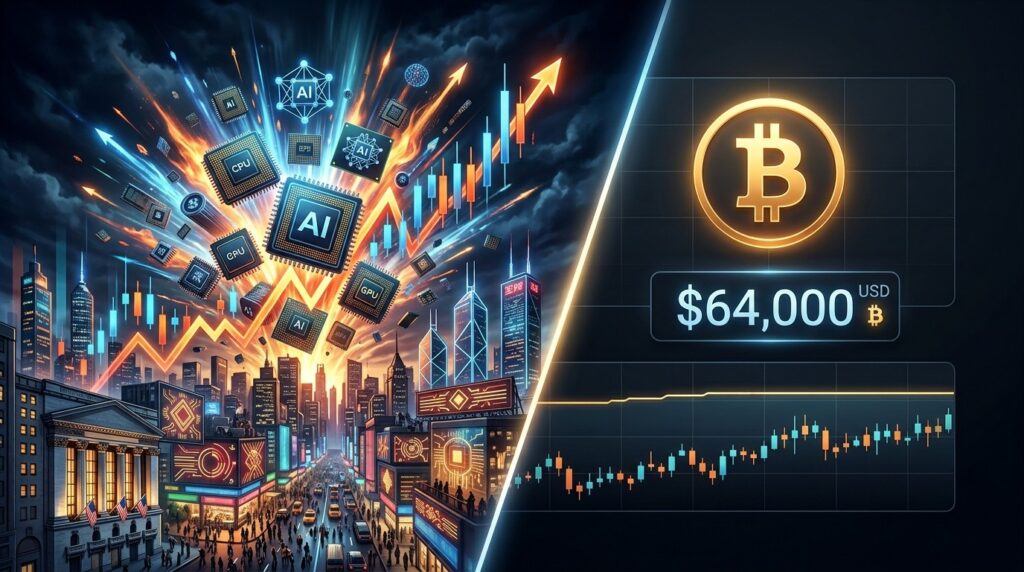 Bitcoin à 64 000 $ : Marchés en Vol, Crypto en Pause