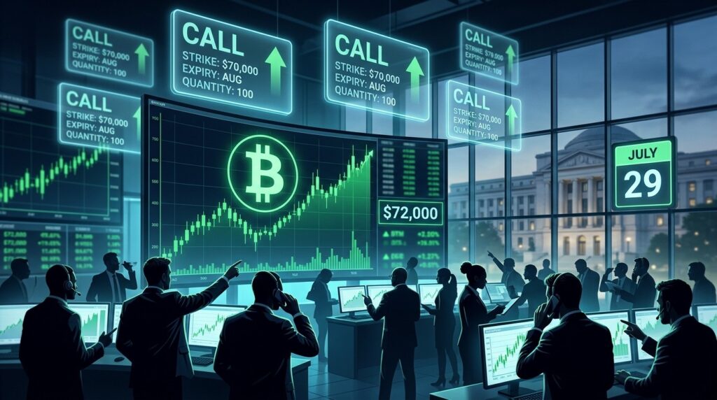 Bitcoin À 72 000 Dollars : Pari Géant À 2,5 Milliards Sur La Fed