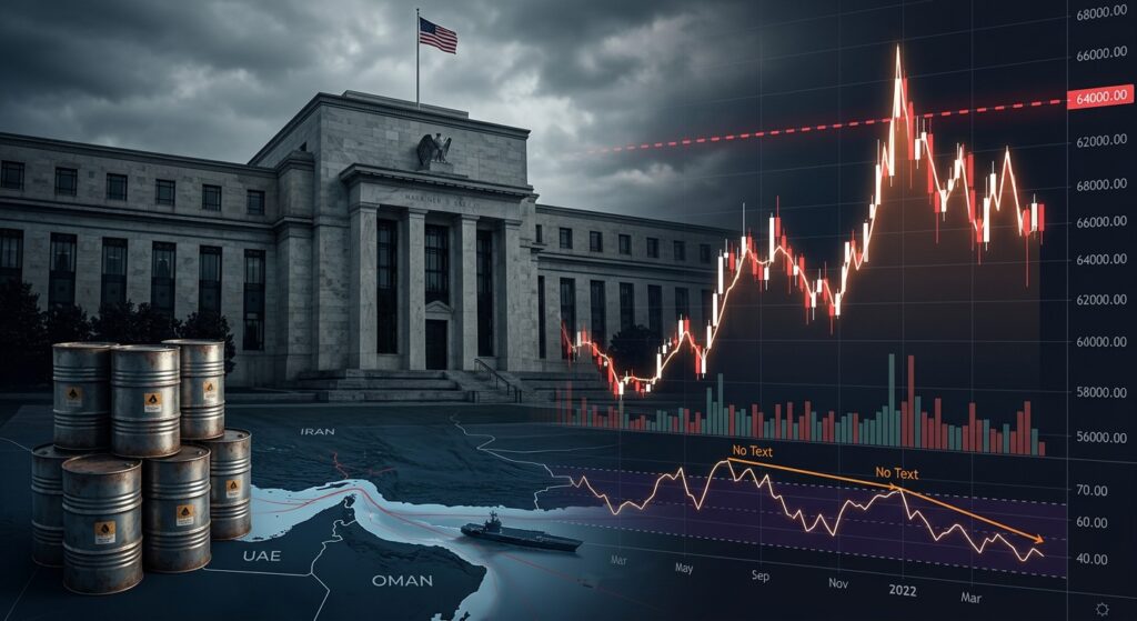 Bitcoin Sous 64K : Fed, Pétrole Et Divergence Baissière