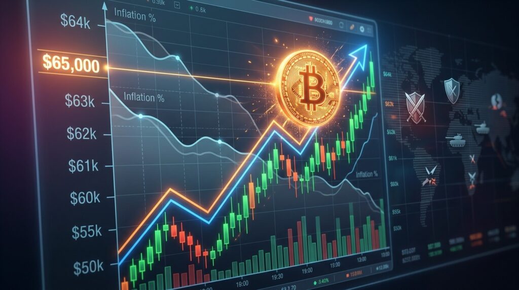 Bitcoin Vers 65K : PCE à 3.7% Soulage le Marché Crypto