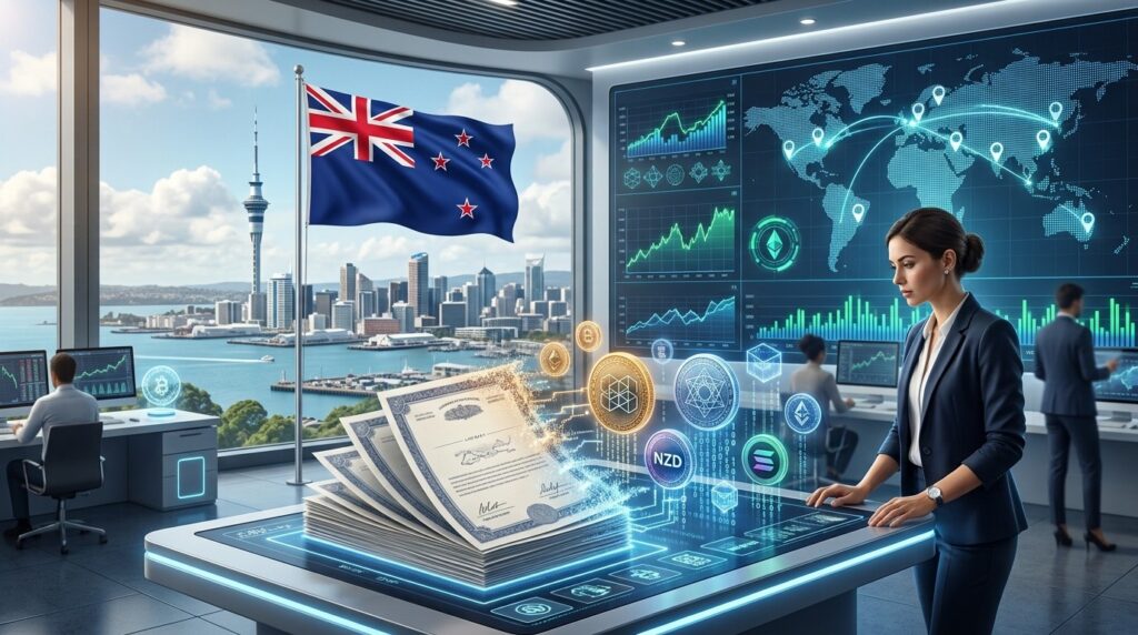 Bitget Enregistre en Nouvelle-Zélande pour Développer ses Actions Tokenisées