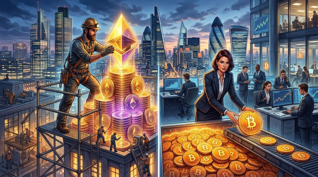 Bitmine Accumule 42000 ETH Tandis Que Strategy Vend Bitcoin