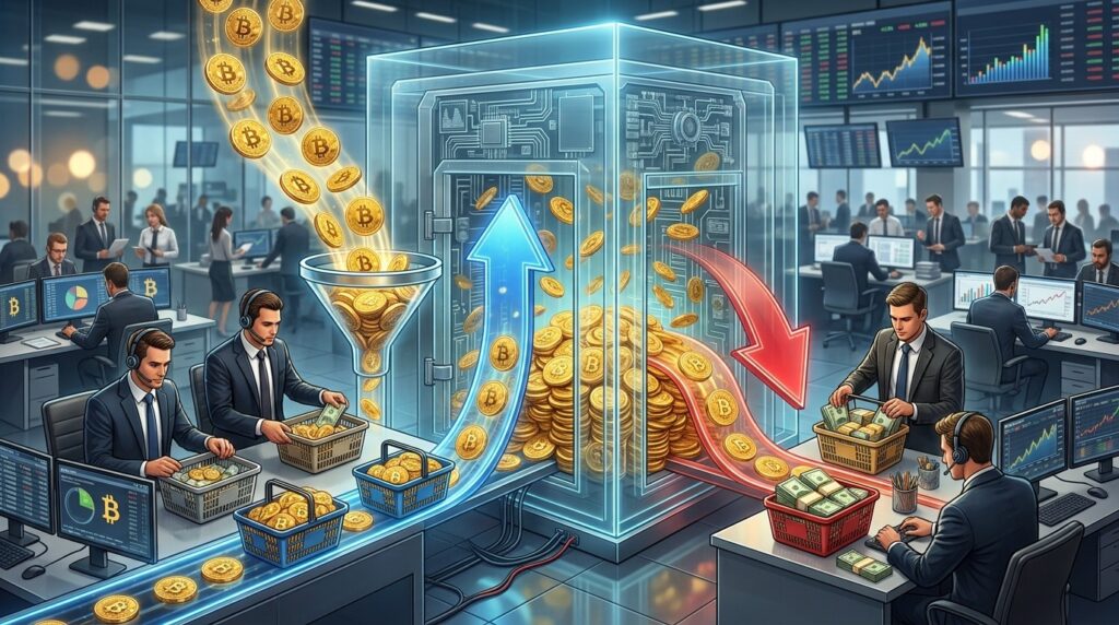 Comment les Flux des ETF Bitcoin Fonctionnent : Créations, Rachats et Lecture des Données