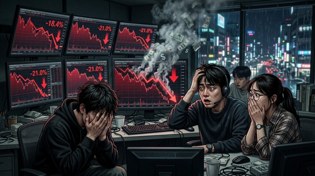 Corée du Sud : 1,45 Md$ Perdus en Levier, Jeunes Traders Dévastés