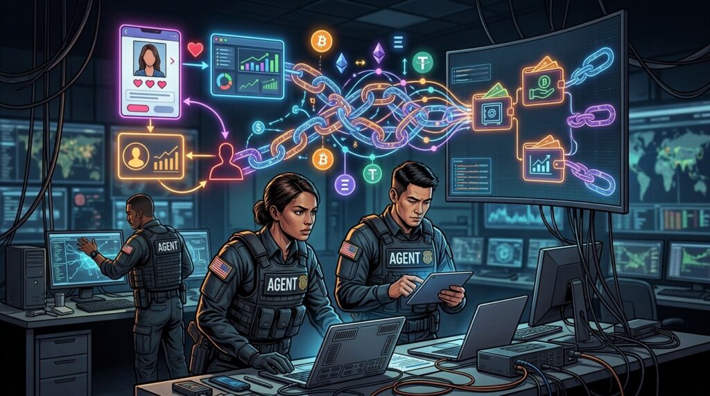 DOJ Vise 25 Millions USD en Crypto Liés aux Arnaques