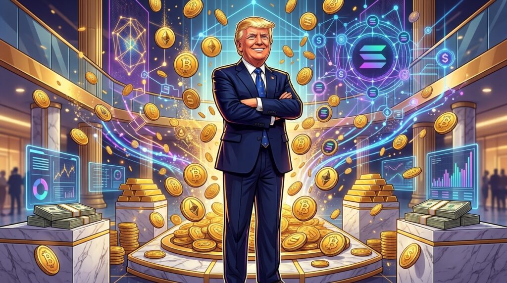 Donald Trump Gagne 1,4 Milliard Avec Ses Cryptomonnaies En 2025