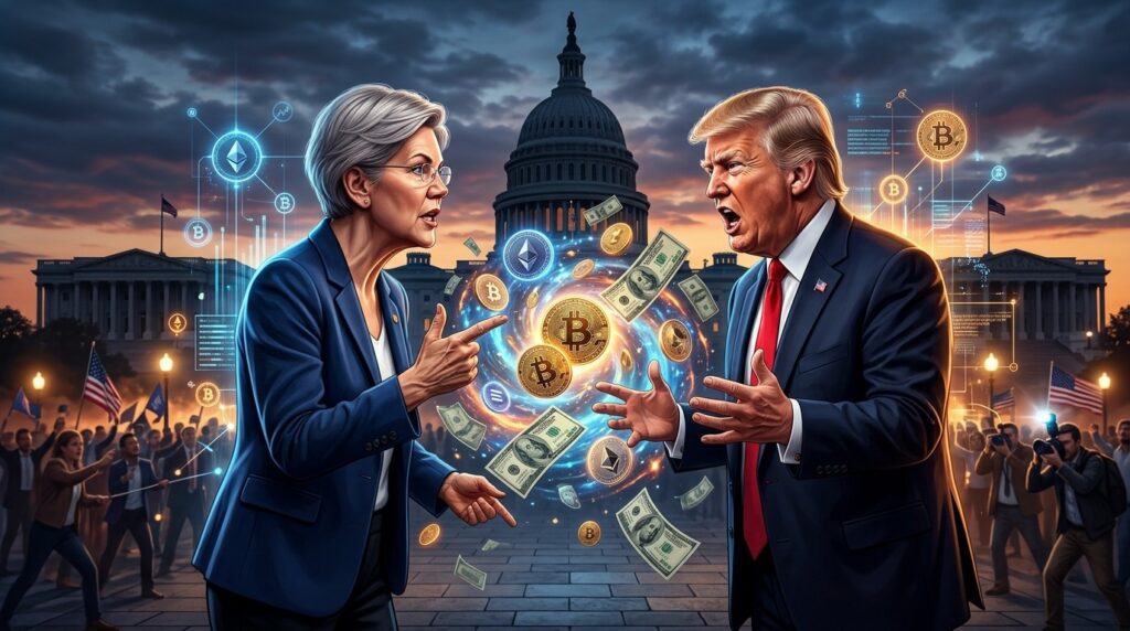 Elizabeth Warren Coince Trump Sur Sa Fortune Crypto De 1,4 Milliard