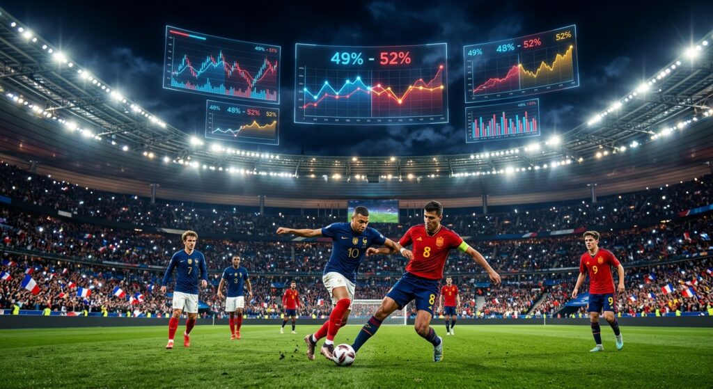 France Espagne : Marchés Prédictifs Crypto Divergent Ce Soir