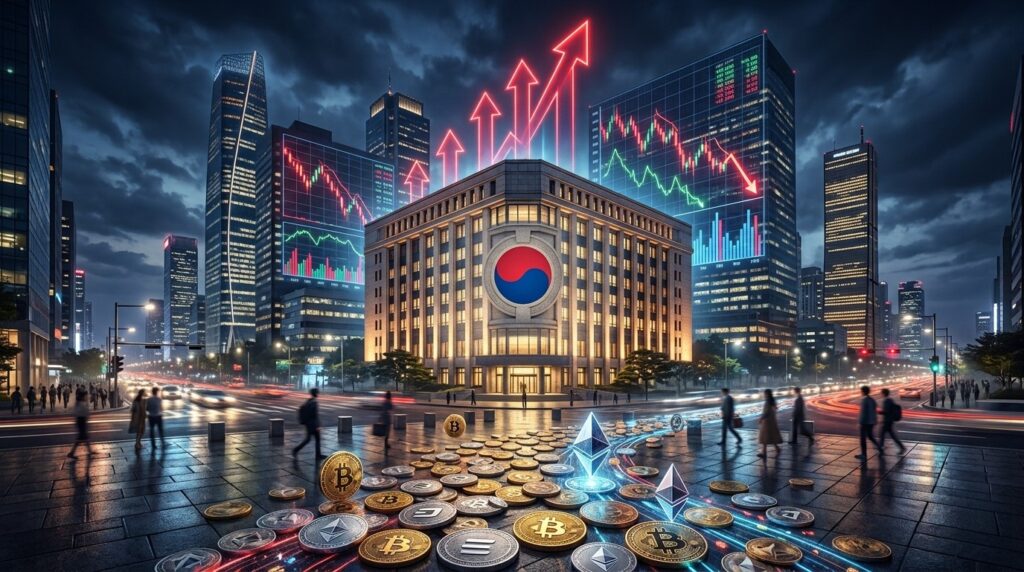 Hausse des Taux en Corée du Sud : Pression sur l’Appétit pour les Crypto