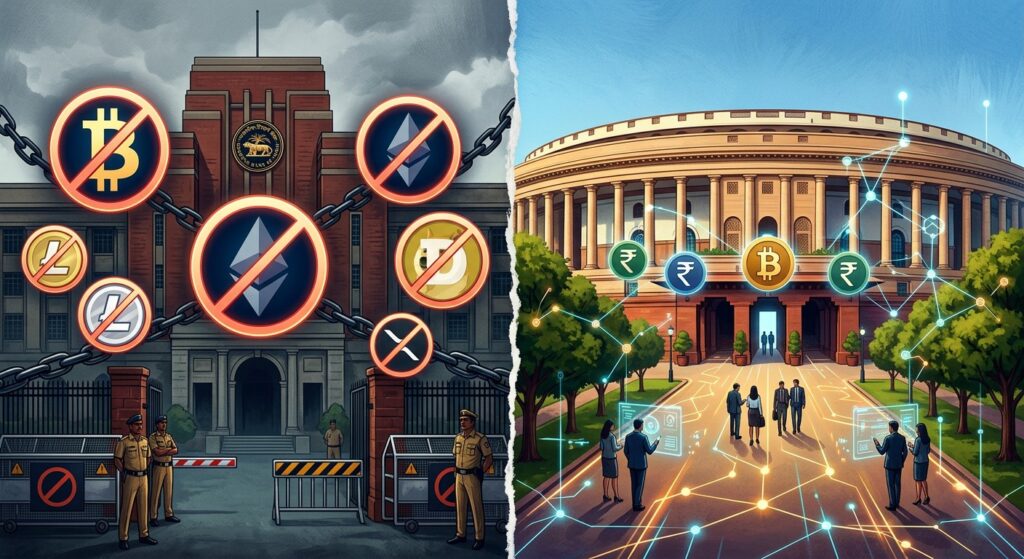 Inde : Banque Centrale Veut Bannir Cryptos Mais Pas Gouvernement